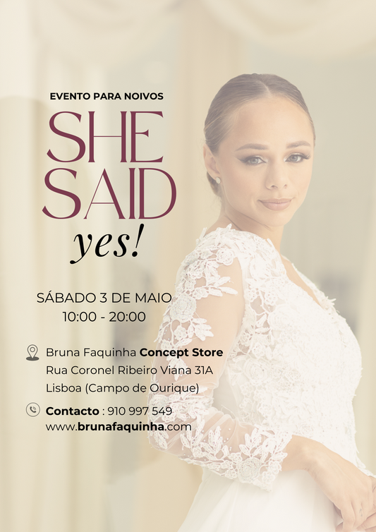 Evento para Noivos - She Said YES !